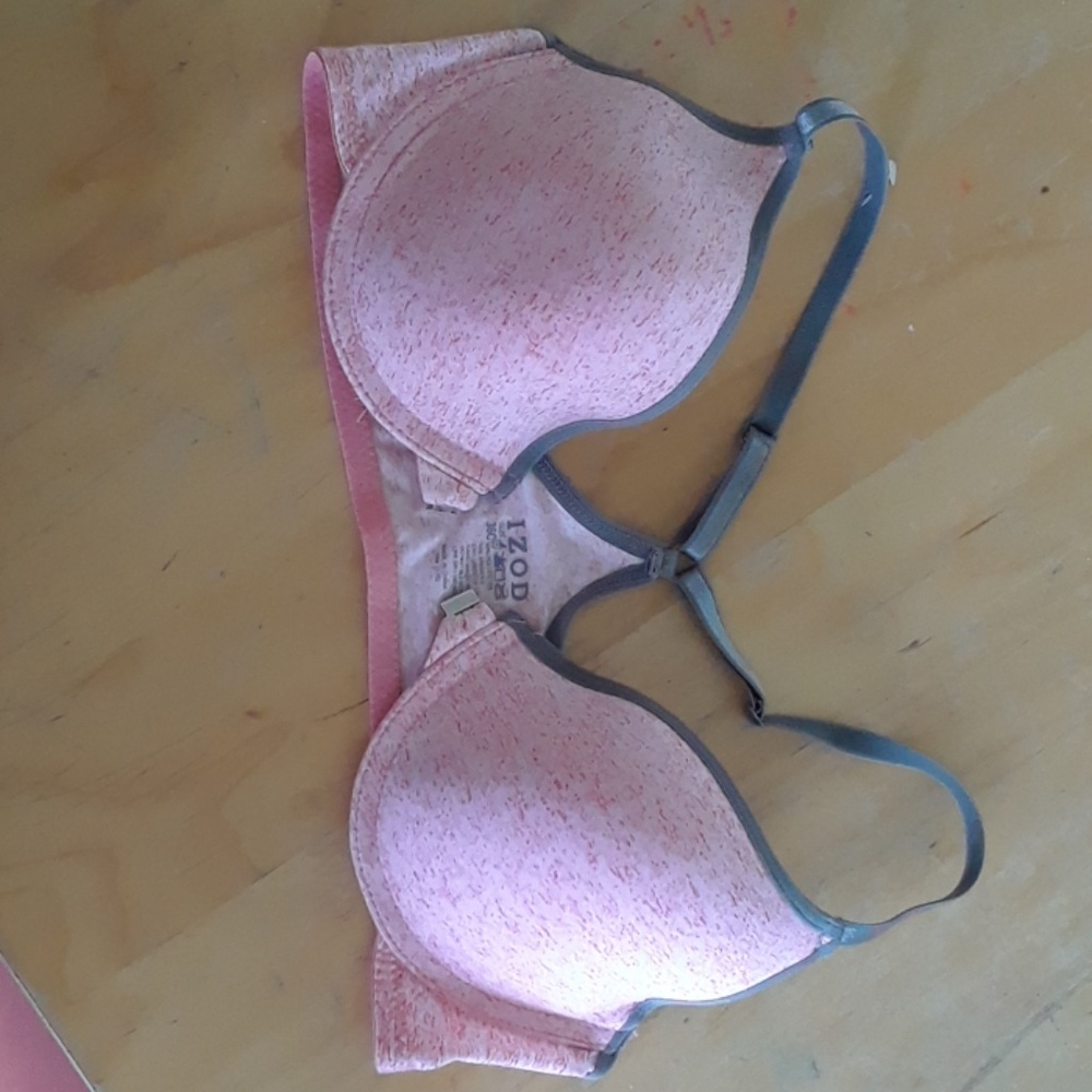 IZOD woman front close racer back bra